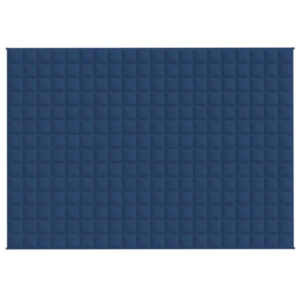 Gewichtsdecke Blau 140x200 cm 10 kg Stoff