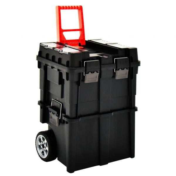 ARDEBO.de - Werkzeug-Organizer Trolley mit Griff 46×36×41 cm