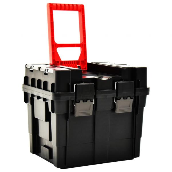 Werkzeug-Organizer Trolley mit Griff 46×36×41 cm