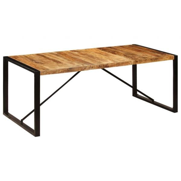 ARDEBO.de - Esstisch 200 x 100 x 75 cm Massivholz Mango