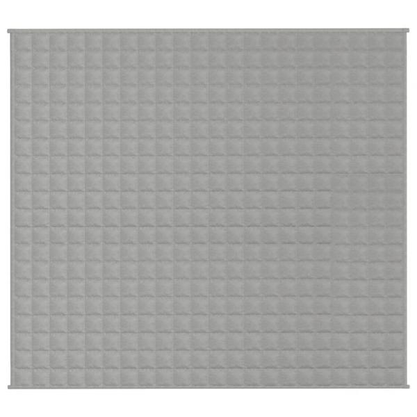 Gewichtsdecke Grau 200x225 cm 9 kg Stoff