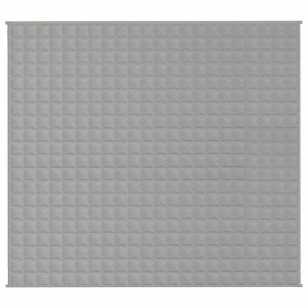 Gewichtsdecke Grau 200x220 cm 9 kg Stoff