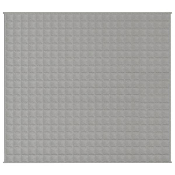 Gewichtsdecke Grau 200x230 cm 9 kg Stoff