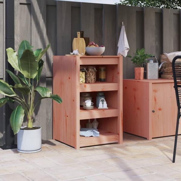 ARDEBO.de - Outdoor-Küchenschrank 55x55x92 cm Massivholz Douglasie