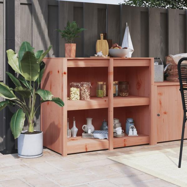 ARDEBO.de - Outdoor-Küchenschrank 106x55x92 cm Massivholz Douglasie