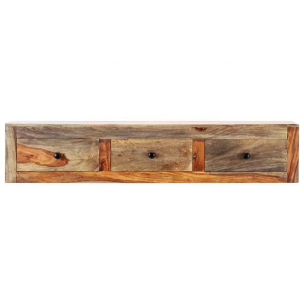 Wand-Konsolentisch 100x25x20 cm Massivholz Palisander