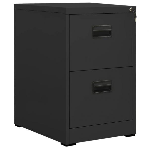 ARDEBO.de - Aktenschrank Anthrazit 46x62x72,5 cm Stahl