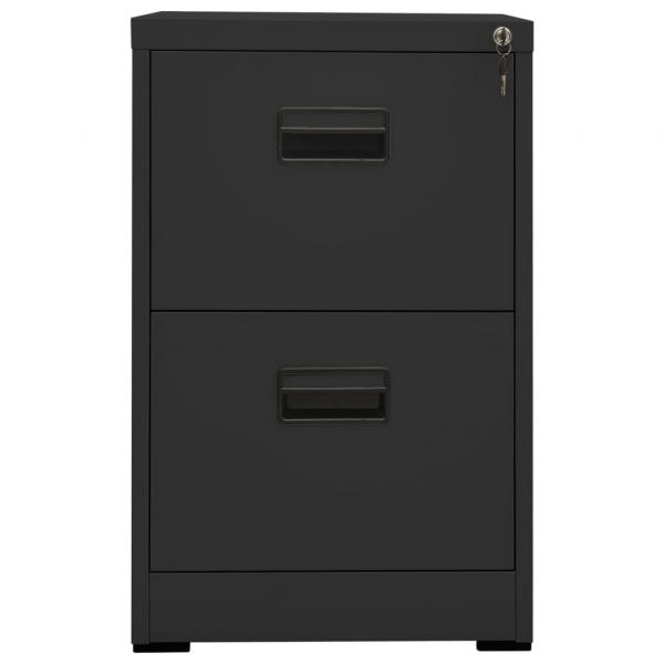 Aktenschrank Anthrazit 46x62x72,5 cm Stahl