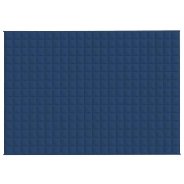 Gewichtsdecke Blau 155x220 cm 11 kg Stoff