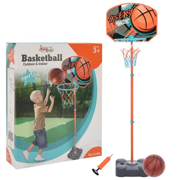 ARDEBO.de - Tragbares Basketball Spiel-Set Verstellbar 109-141 cm