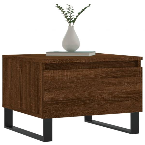 Couchtische 2 Stk. Braun Eichen-Optik 50x46x35 cm Holzwerkstoff