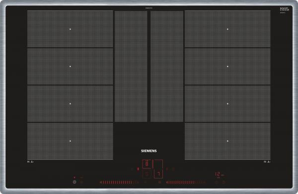 ARDEBO.de Siemens EX845LYC1E iQ700 Autarkes Induktionskochfeld, Glaskeramik, 80cm breit, varioInduktion Plus, powerMove Plus, bratSensor, schwarz