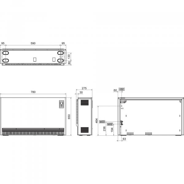 STIEBEL ELTRON ETS 300 Plus Wärmespeicher, 3.00kW/400V, alpinweiß (236425)