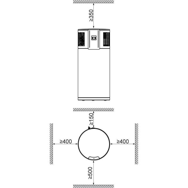 STIEBEL ELTRON WWK 300 electronic Warmwasser-Wärmepumpe, EEK: A+, 395l, 1166kWh/Jahr (231210)