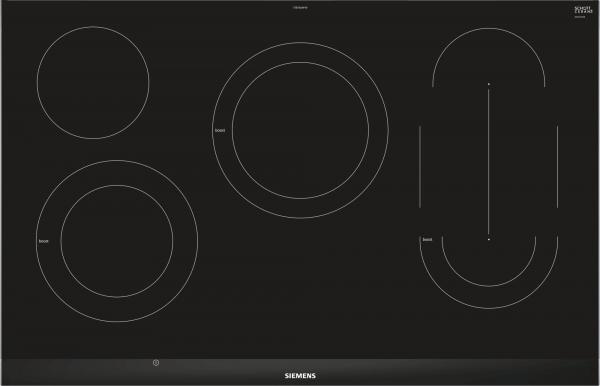 Siemens ET875LMP1D iQ500 Autarkes Glaskeramik Kochfeld, Glaskeramik, 80 cm breit, reStart, Dual lightSlider, schwarz
