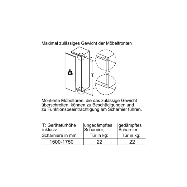 Siemens KI72LADE0 iQ500 Einbaukühlschrank, mit Gefrierfach, Nischenhöhe: 158 cm, 248l, Festtürtechnik, superCooling, hyperFresh