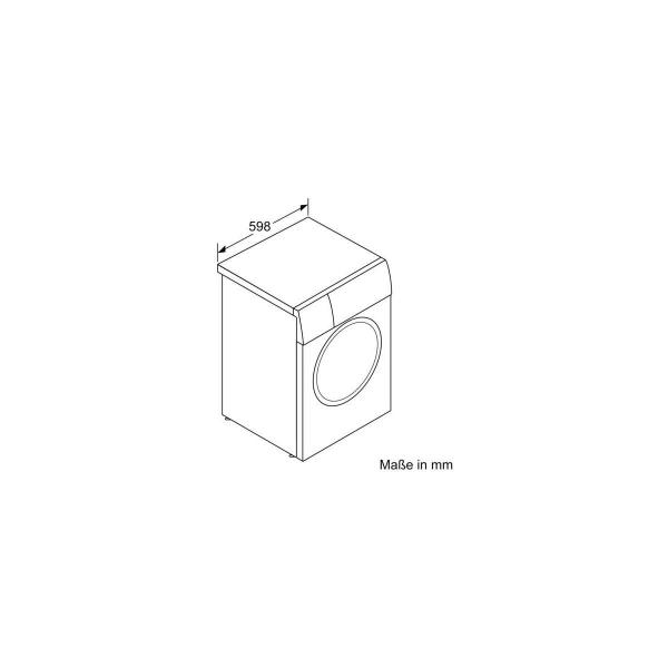 Siemens WM14N225 iQ300, 8kg Frontlader Waschmaschine, 60cm breit, 1400 U/min, waterPerfect Plus, iQdrive, Kindersichersicherung, weiß