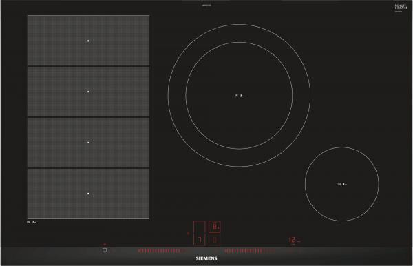 ARDEBO.de Siemens EX875LEC1E iQ700 Autarkes Induktionskochfeld, Glaskeramik, 80 cm breit, powerMove Plus, bratSensor, schwarz
