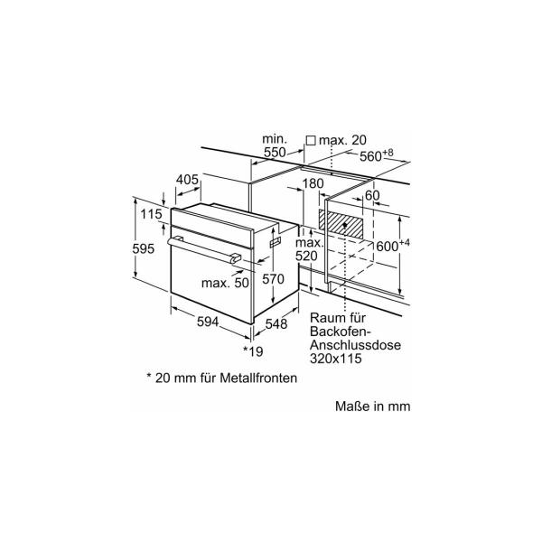 Siemens EQ110KA2WE Einbau Herdset mit Glaskeramikkochfeld (HE010FBV1+ EA64RGNA1E), 60cm breit, 66L, 3D Heißluft Plus, Schnellaufheizung, Bräterzone, Weiß