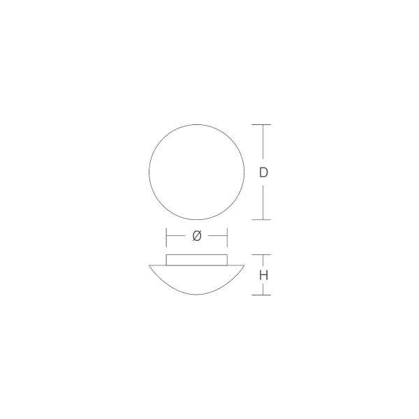 RZB Decken- und Wandleuchte Flat Basic, 75W, 610lm, weiß (211006.002)