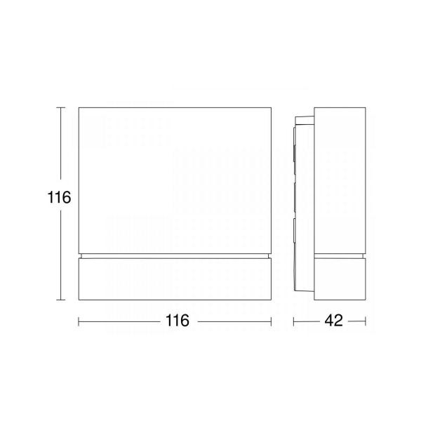 Steinel IS 180 digi HD COM1 Infrarot-Bewegungsmelder, Aufputz, 180°, IP54, anthrazit (066079)