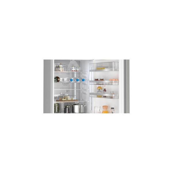 Siemens KG39NAIAT iQ500 Stand Kühl- Gefrierkombination, 60cm breit, 309L, NoFrost, freezerLight, hyperFresh, bottleCooler, antiFingerprint, Edelstahl