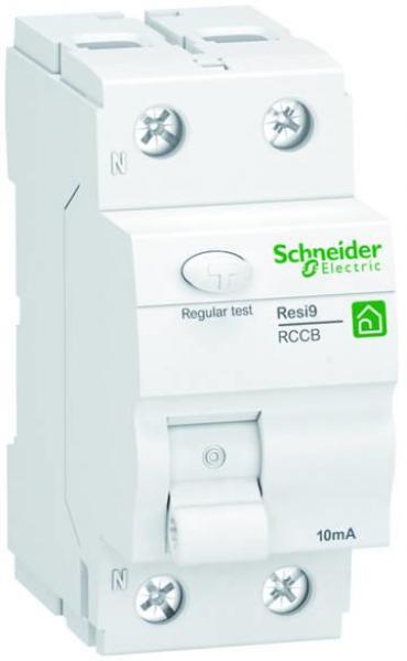 ARDEBO.de Schneider Electric R9R26225 Fehlerstrom-Schutzschalter Resi9, 2-Polig, 25A, 10mA, Typ A