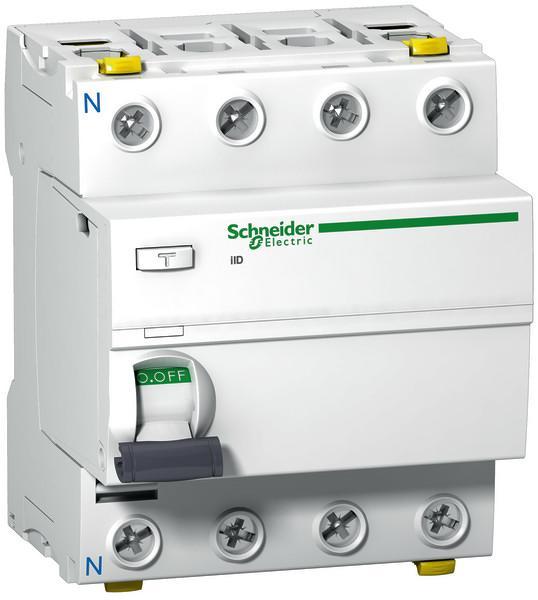 ARDEBO.de Schneider Electric A9Z21440 Fi-Schutzschalter iID, 4-Polig, 40A, 30mA, Typ A