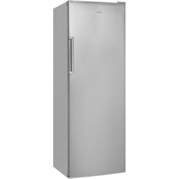 Exquisit KS350-V-H-040E Kühlschrank, 331 L, 60cm breit, Temperaturregelung , inoxlook