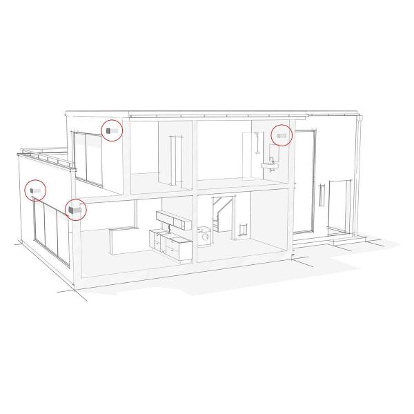 STIEBEL ELTRON LWE 40 dezentrale Wohnraumlüftung - MACHEN SIE IHR ZUHAUSE ZUR FRISCHLUFTZENTRALE (236659)