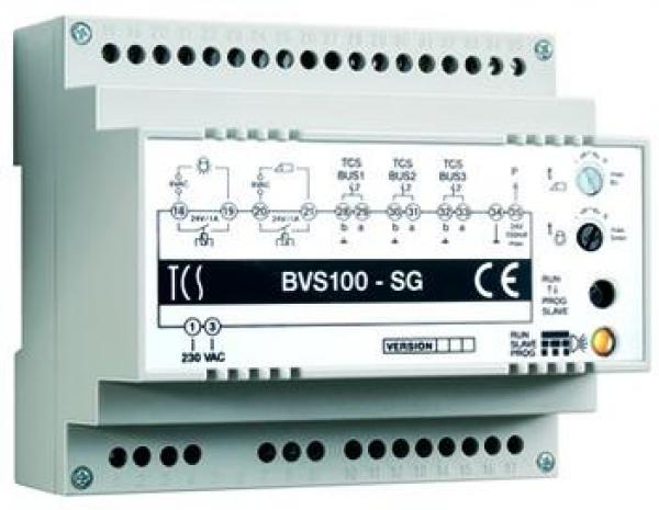 ARDEBO.de TCS BVS100-SG Versorgungs- und Steuergerät für Anlagen mit 3 Strängen, Hutschiene, 6 Teilungseinheiten