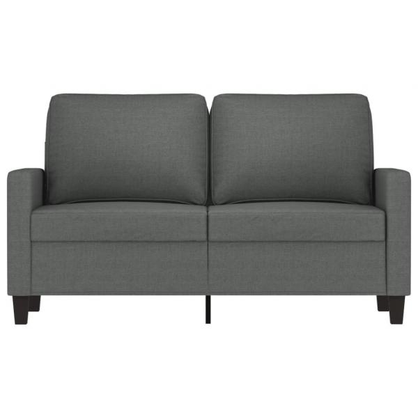 2-Sitzer-Sofa Dunkelgrau 120 cm Stoff