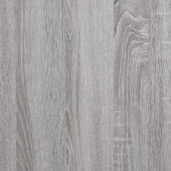 Wandregale 2 Stk. Grau Sonoma 60x25x25,5 cm Holzwerkstoff