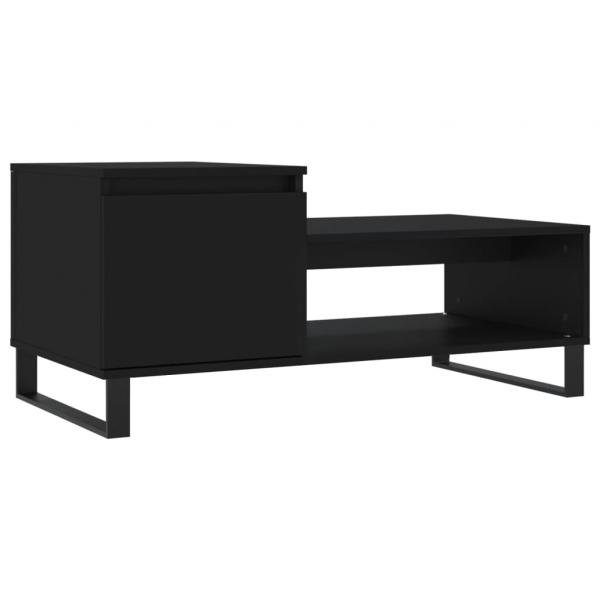 Couchtisch Schwarz 100x50x45 cm Holzwerkstoff