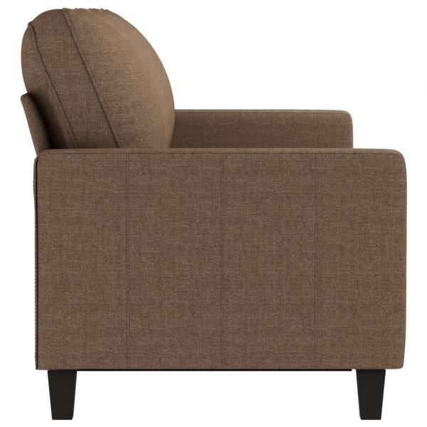 3-Sitzer-Sofa Braun 180 cm Stoff