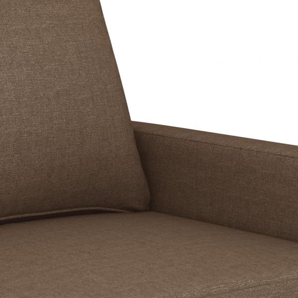 3-Sitzer-Sofa Braun 180 cm Stoff