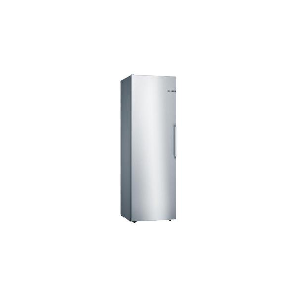 ARDEBO.de Bosch KSV36VLEP Serie 4 Standkühlschrank, 60 cm breit, 346 L, FreshSense, SuperKühlen, VitaFresh, Edelstahl-Optik