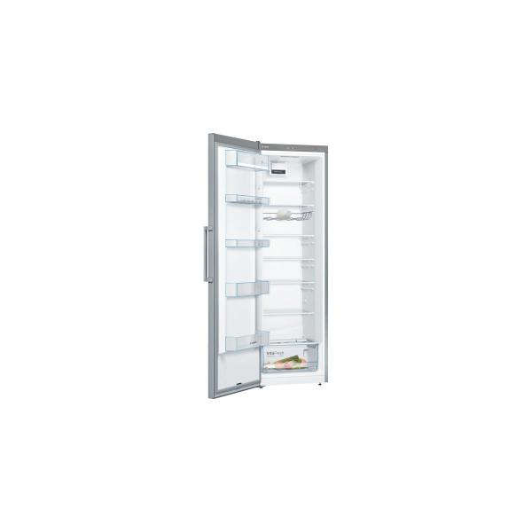 Bosch KSV36VLEP Serie 4 Standkühlschrank, 60 cm breit, 346 L, FreshSense, SuperKühlen, VitaFresh, Edelstahl-Optik