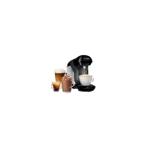 Bosch TAS1102 Kapselmaschine Tassimo Style, 1400 W, One-Touch Bedienung, Single serve, Intellibrew, schwarz