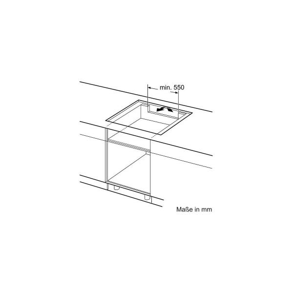 Siemens EH801HFB1E IQ300 Autarkes Induktionskochfeld, Glaskeramik, 80 cm breit, 17 Leistungsstufen, Quick start, flächenbündig, schwarz