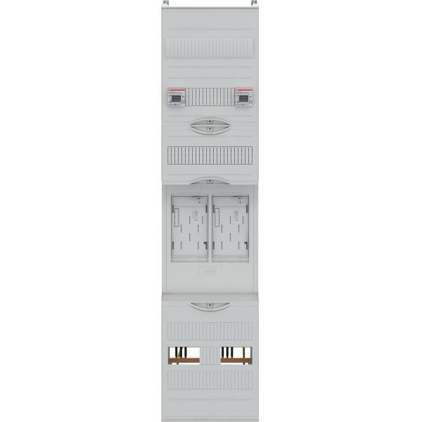 STRIEBEL & JOHN BF17T2 Zählerfeld, Baureihe ComfortLine, 7-reihig, lichtgrau (2CPX054126R9999)