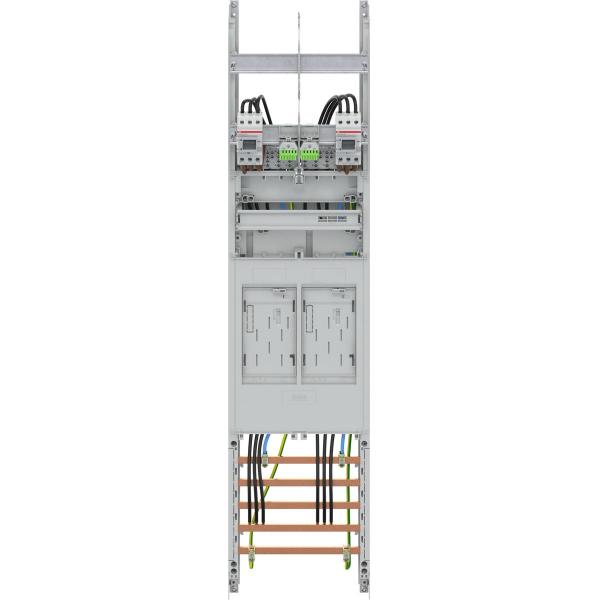 STRIEBEL & JOHN BF17T2 Zählerfeld, Baureihe ComfortLine, 7-reihig, lichtgrau (2CPX054126R9999)