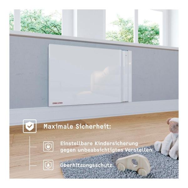 STIEBEL ELTRON CND 200 Wandhängender Duo-Konvektor, 2000 W, Überhitzungsschutz, weiß (234816)