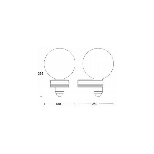 Steinel L 400 S Sensor-Außenleuchte, 60W, E27, IP44, weiß (611118)