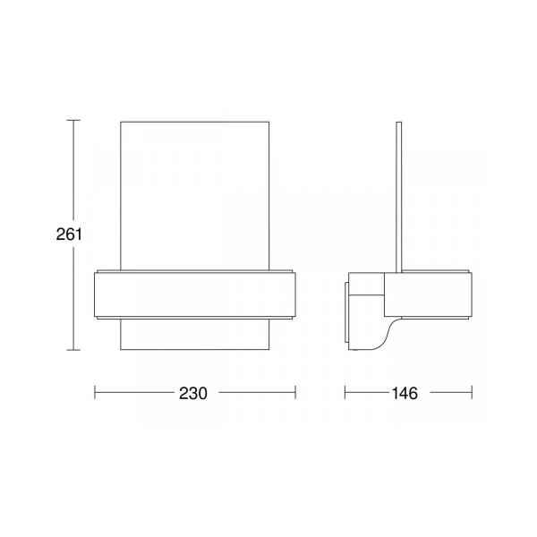 Steinel L 820 S Sensor-LED-Außenleuchte mit Hausnummerpanel, silber (671327)