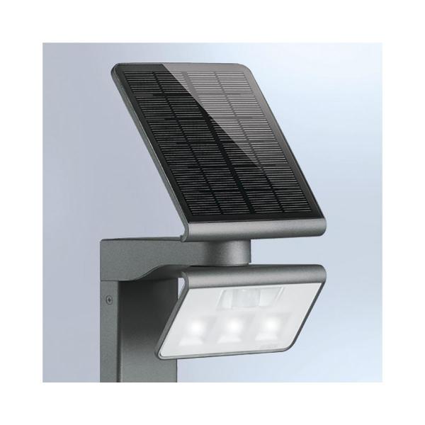 Steinel XSolar GL-S Solarleuchte, 1,2W, 150 lm, LED, 3000K, IP44, anthrazit (085681)