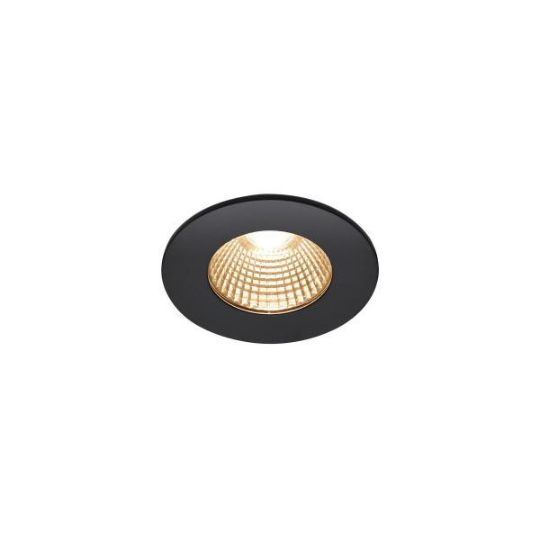 ARDEBO.de SLV PATTA-I LED Deckeneinbauleuchte, rund, IP65, 1800-3000K, schwarz (1002098)