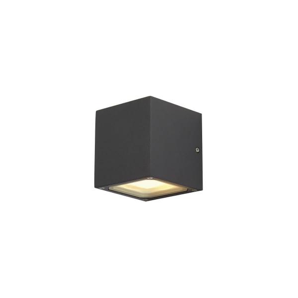 ARDEBO.de SLV SITRA CUBE Outdoor Wandleuchte, TCR-TSE, IP44, anthrazit (232535)