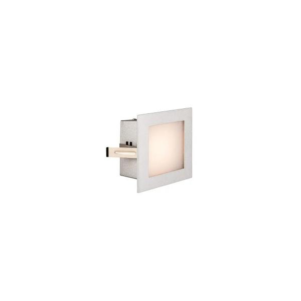 SLV FRAME BASIC LED Indoor Wandeinbauleuchte, grau, 230V, 2700K (1000577)