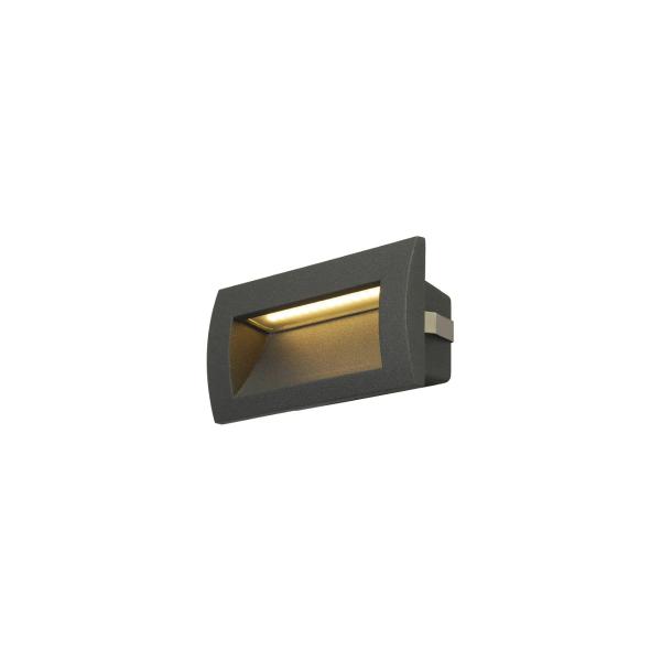 ARDEBO.de SLV DOWNUNDER OUT M Wandeinbauleuchte, LED, 3000K, anthrazit (233625)